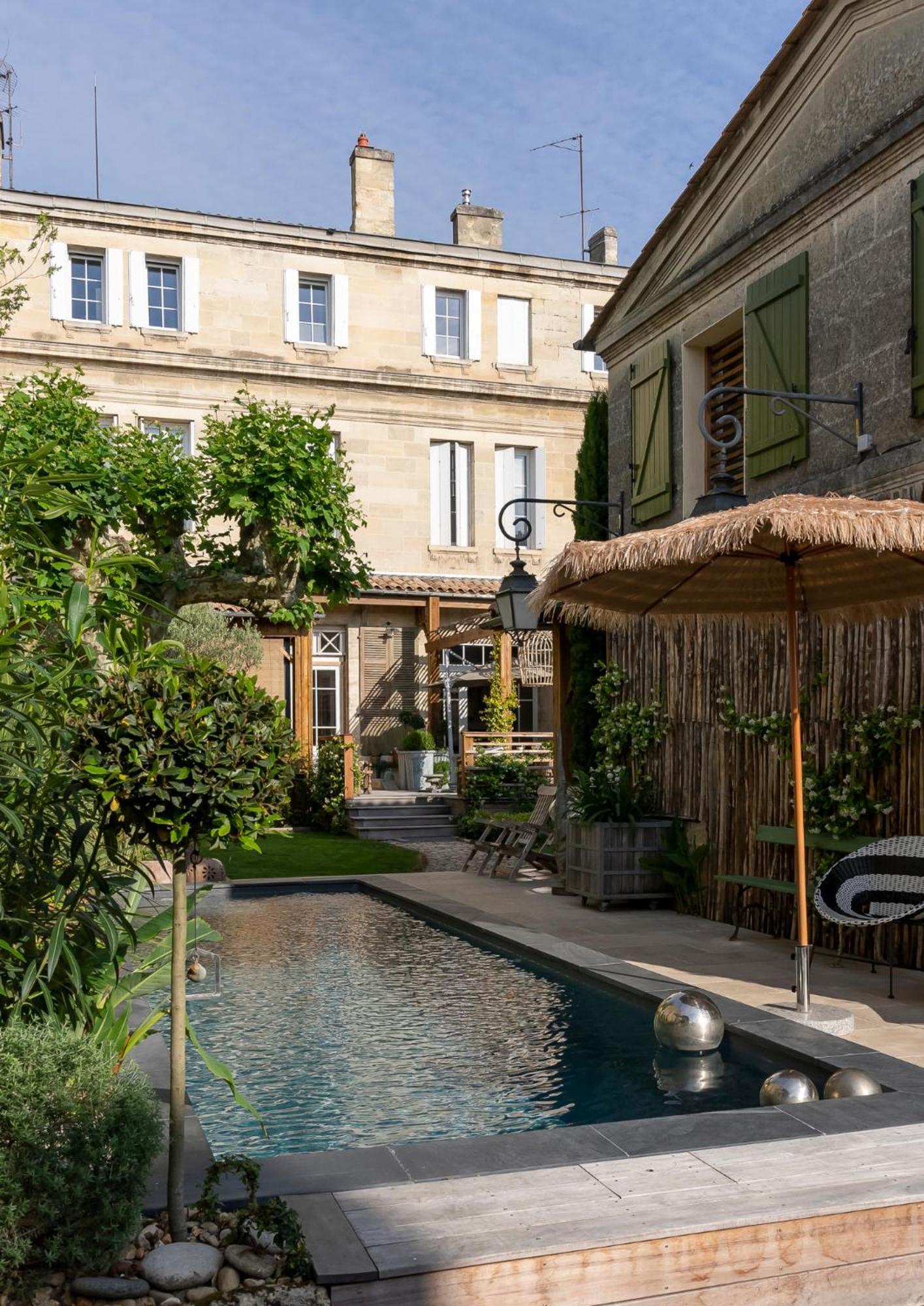 Demeure privée d'hôtes, piscine&spa Libourne, Saint-Emilion Exterior foto